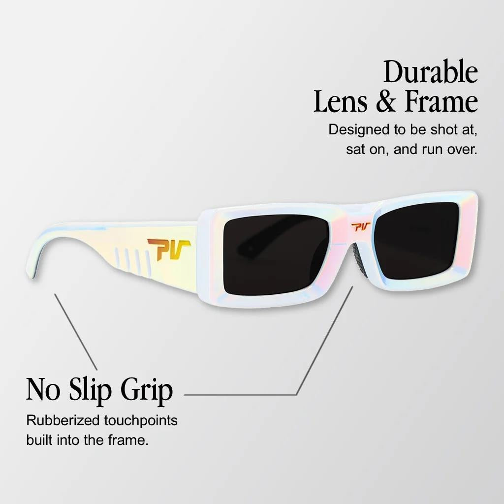 Pit Viper The Himalayan Low Bones Sunglasses - Pink Fade Lens