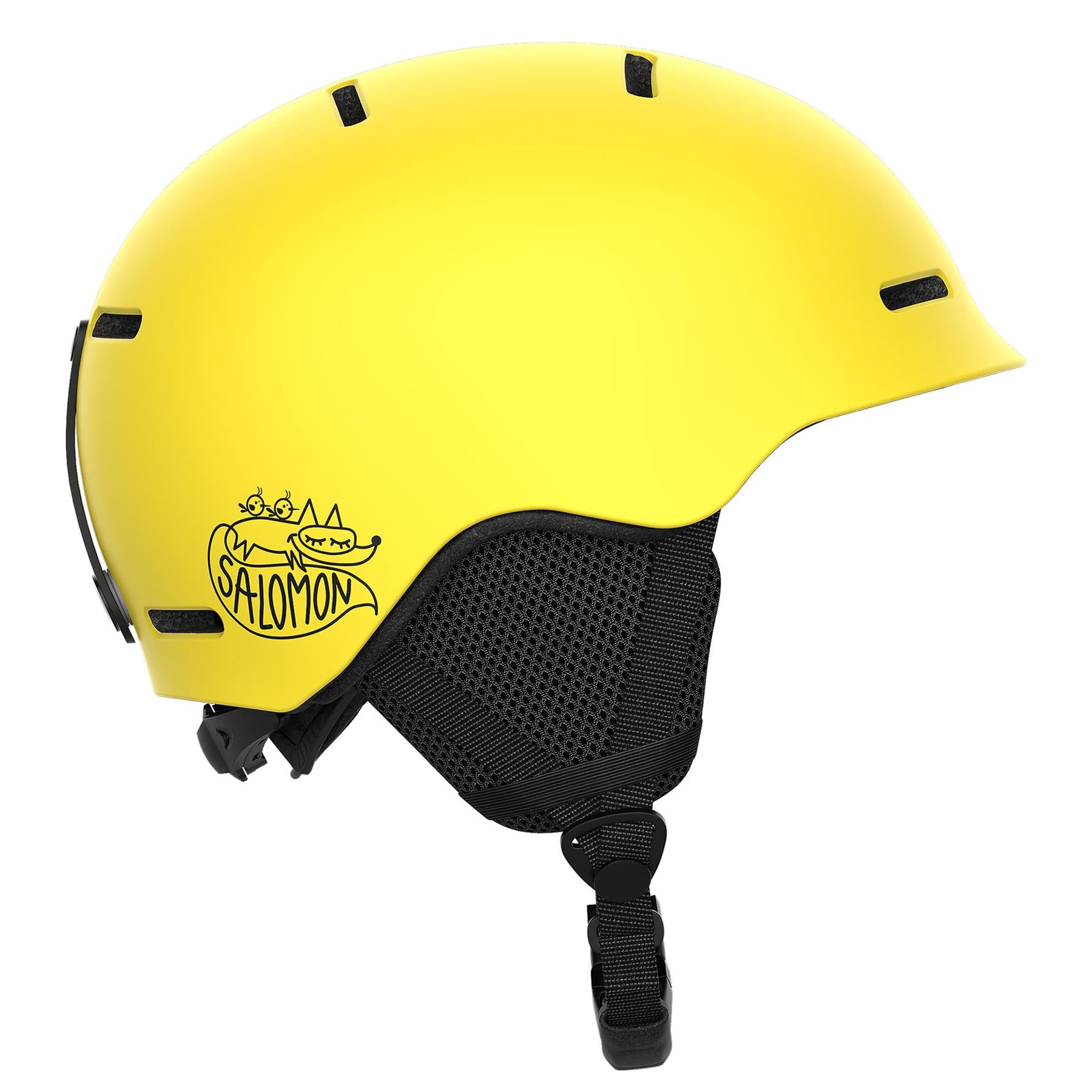 Salomon Orka Kids Ski+ Snowboard Helmet Vibrant Yellow