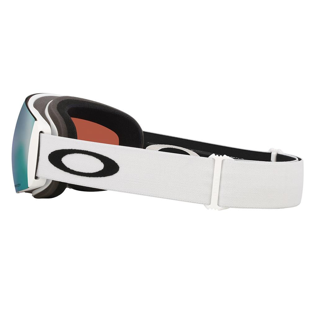 Oakley Flight Deck Pro M Goggles Matte White - Prizm Sapphire + Prizm Iced Lens