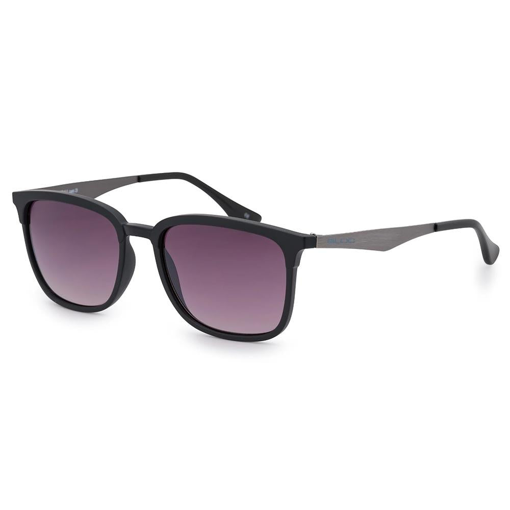 Bloc Monaco Sunglasses Matt Black - Grey Flash Mirror Lens