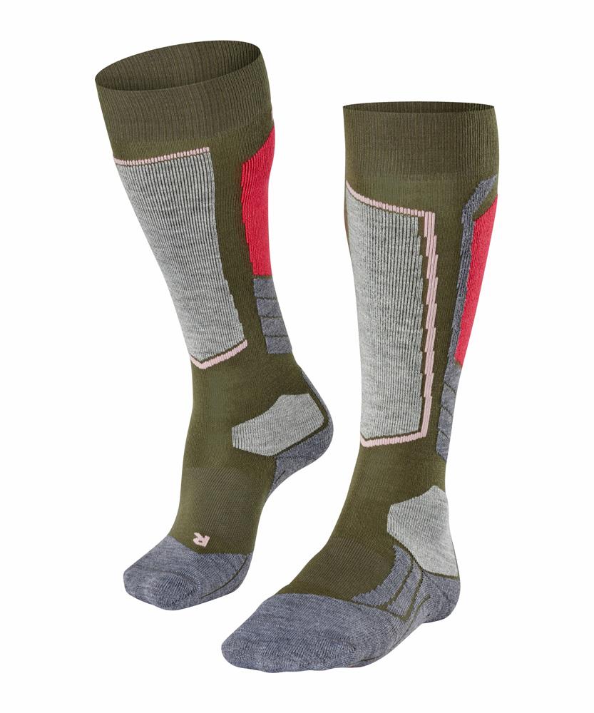 Falke SK2 Womens Ski Socks Thyme