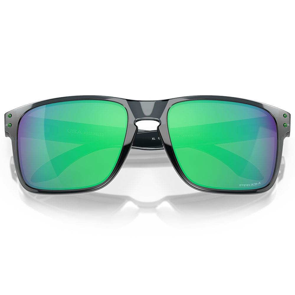 Oakley Holbrook XL Sunglasses Crystal Black - Prizm Jade Lens