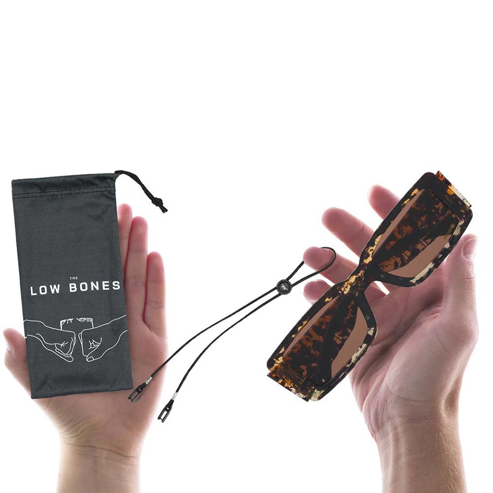 Pit Viper The Desert Tortoise Low Bones Sunglasses - Brown Lens