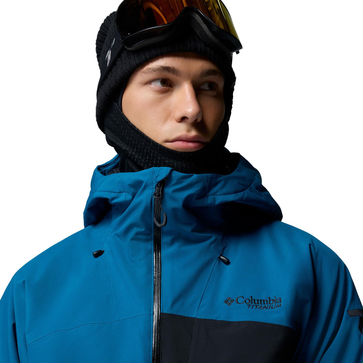 Columbia Winter District III Mens Jacket Phoenix Blue / Black