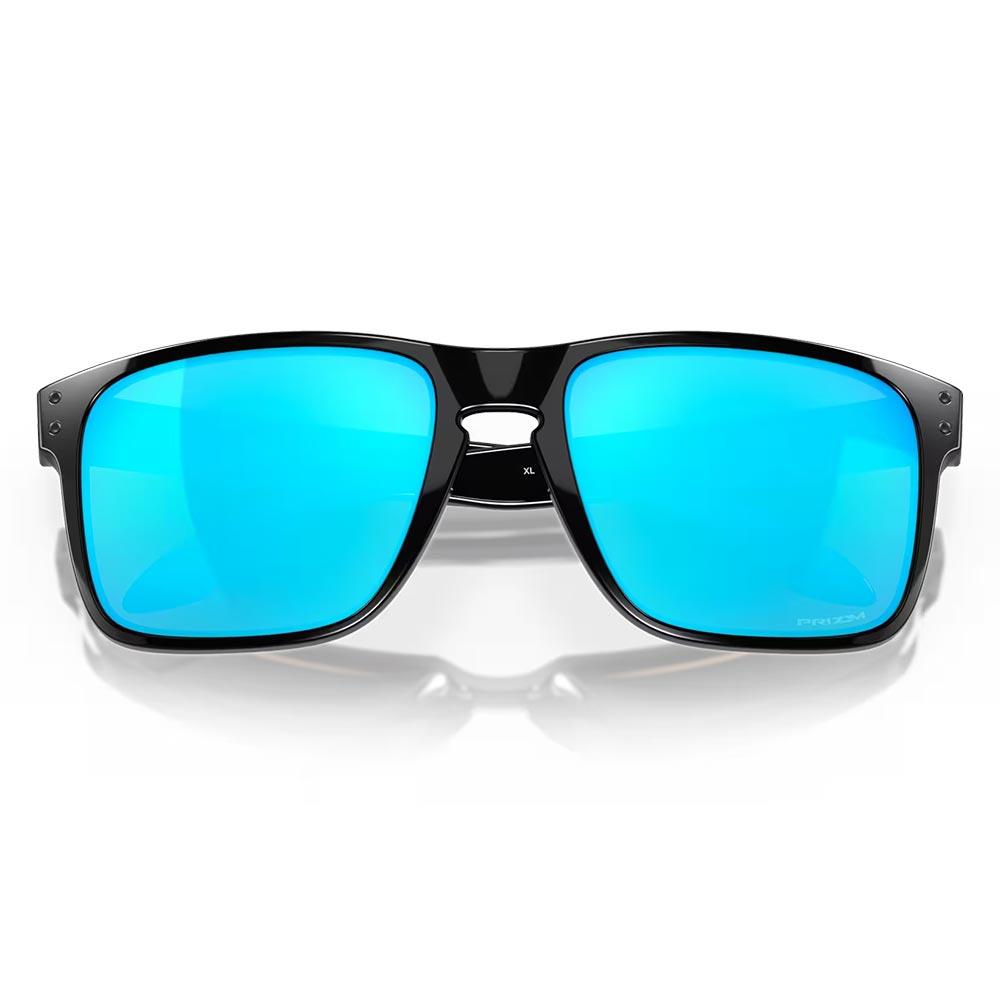 Oakley Holbrook XL Sunglasses Polished Black - Prizm Sapphire Lens