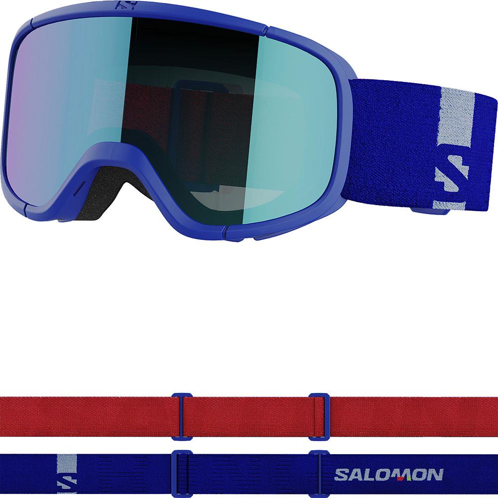 Salomon Lumi Kids Goggles Race Blue - Mid Blue Lens