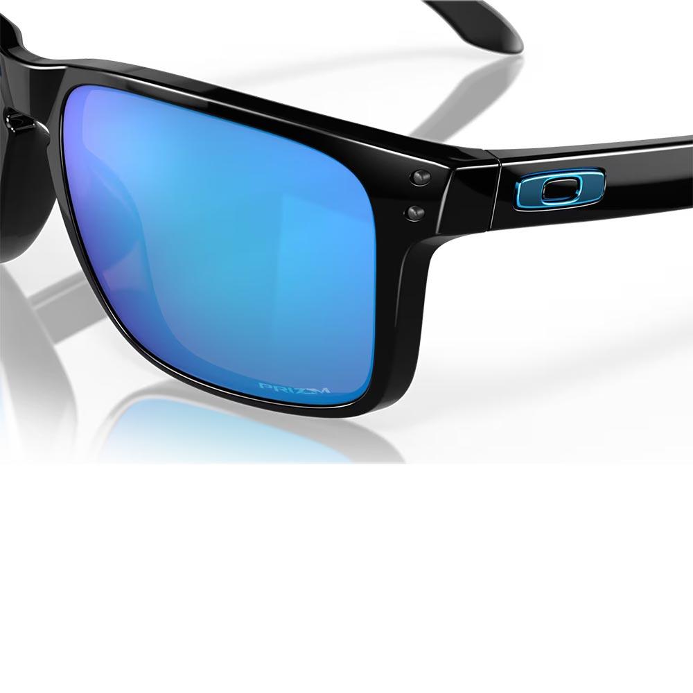 Oakley Holbrook XL Sunglasses Polished Black - Prizm Sapphire Lens
