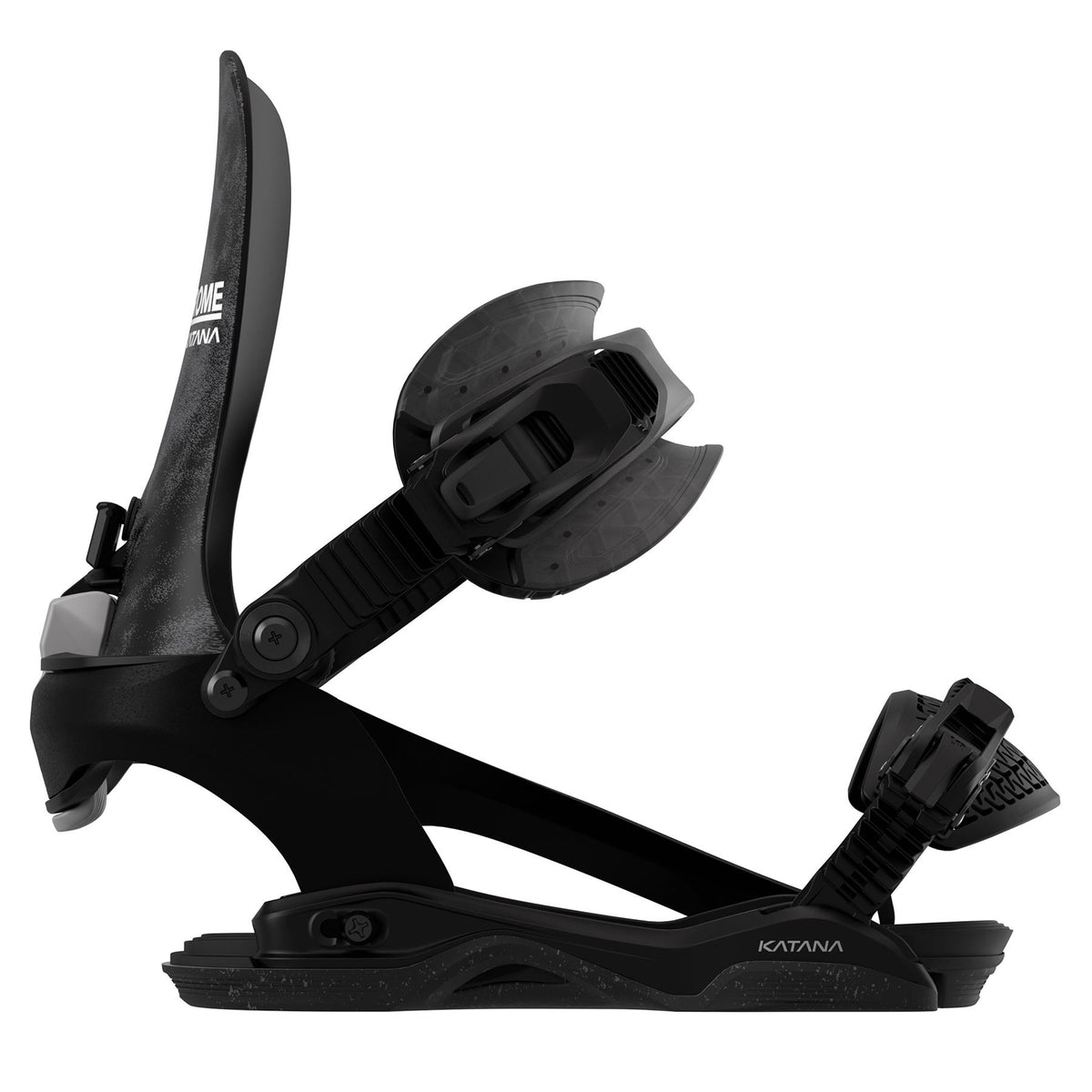 Rome Katana AsymWrap Fase Pro Mens Snowboard Bindings Black 2027