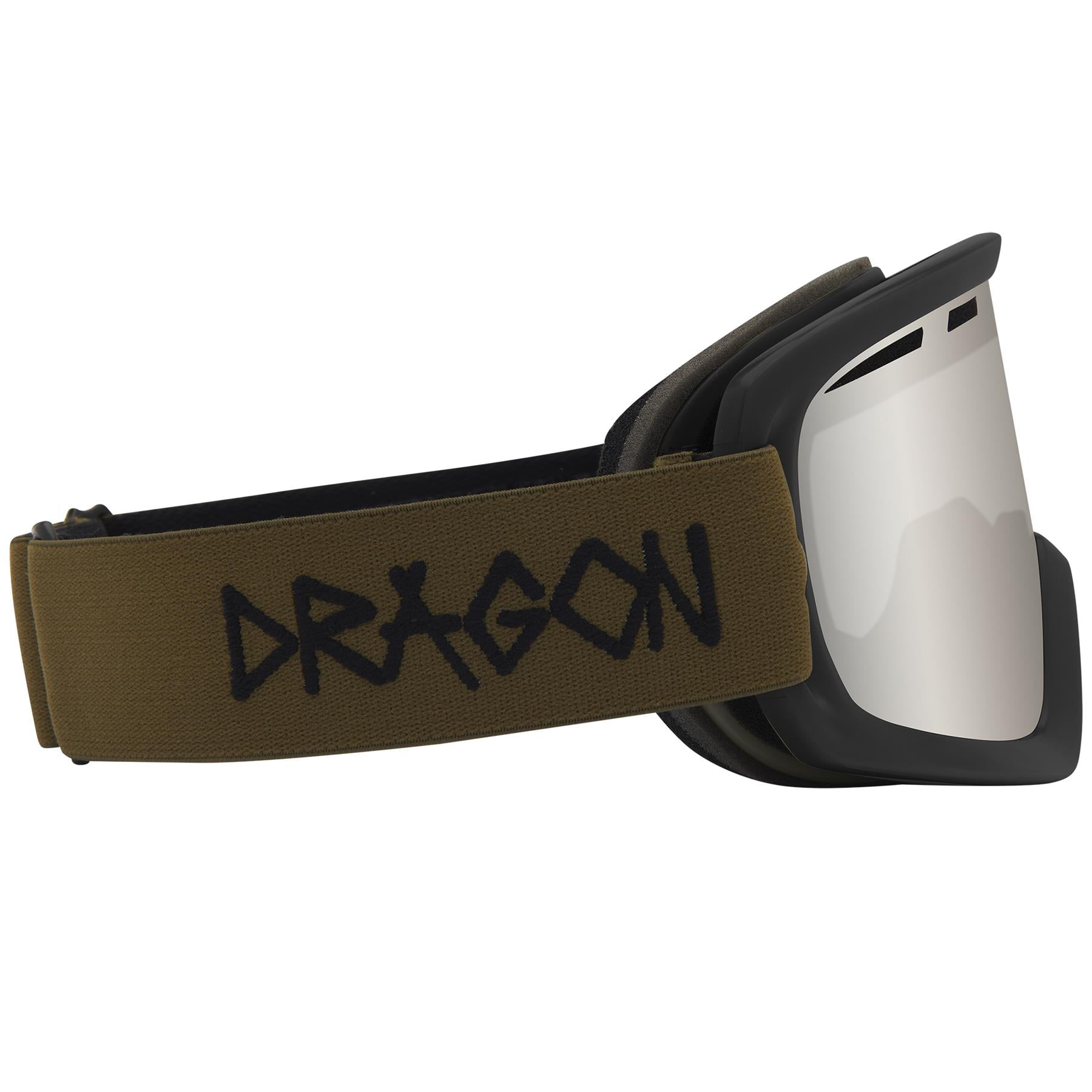 Dragon D1 OTG Goggles Old Skool - LL Silver Ion + LL Amber Lens