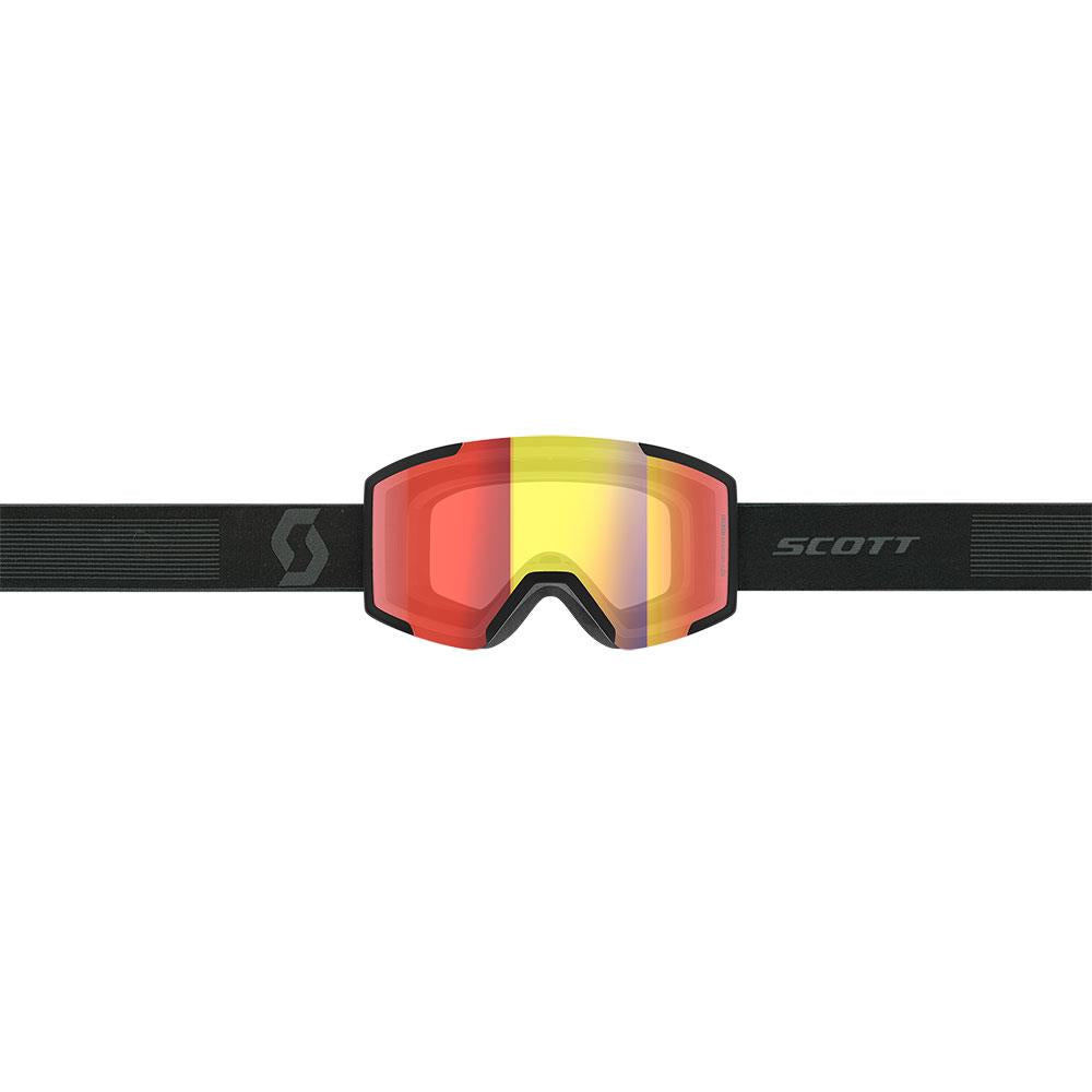 Scott Shield LS Goggles Mineral Black - Light Sensitive Red Chrome Lens