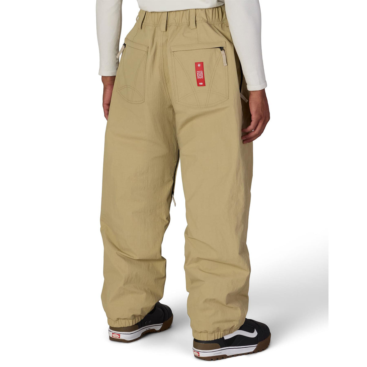 686 Mens 686 Dojo Shell Pants Khaki Crinkle