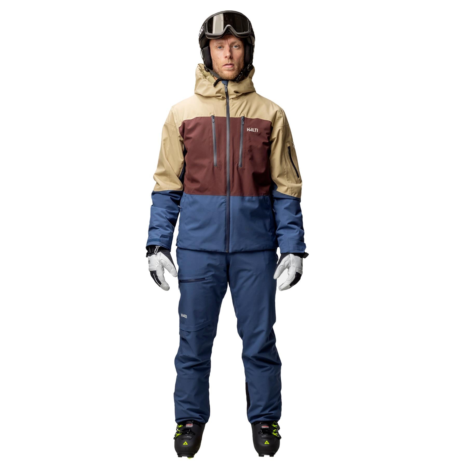 Halti Melvik DX Mens Jacket Fudge Maroon Red