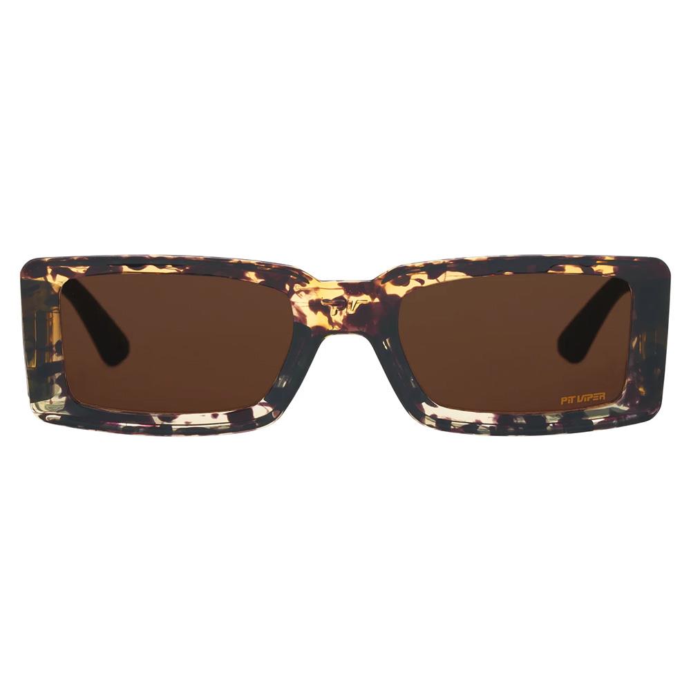 Pit Viper The Desert Tortoise Low Bones Sunglasses - Brown Lens