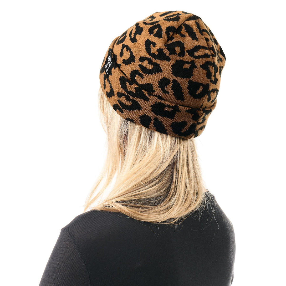 Picture Ribbing Beanie Wild Spot Print