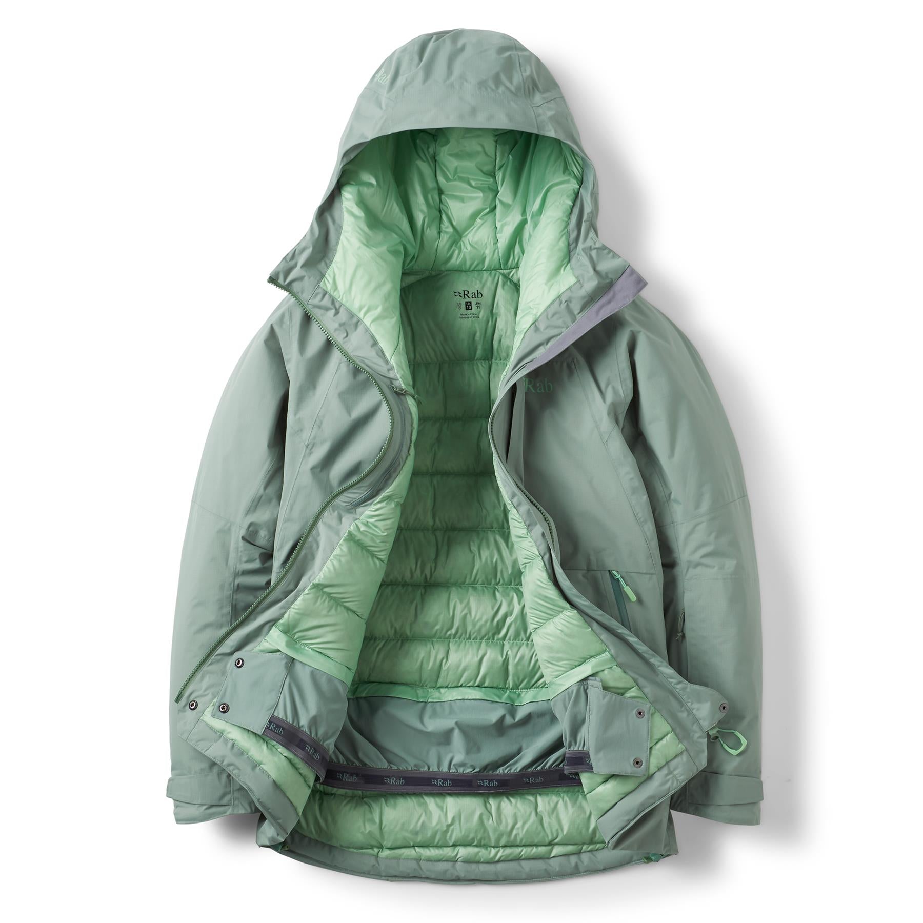 Rab Optical Down Womens Jacket Dark Fig Green