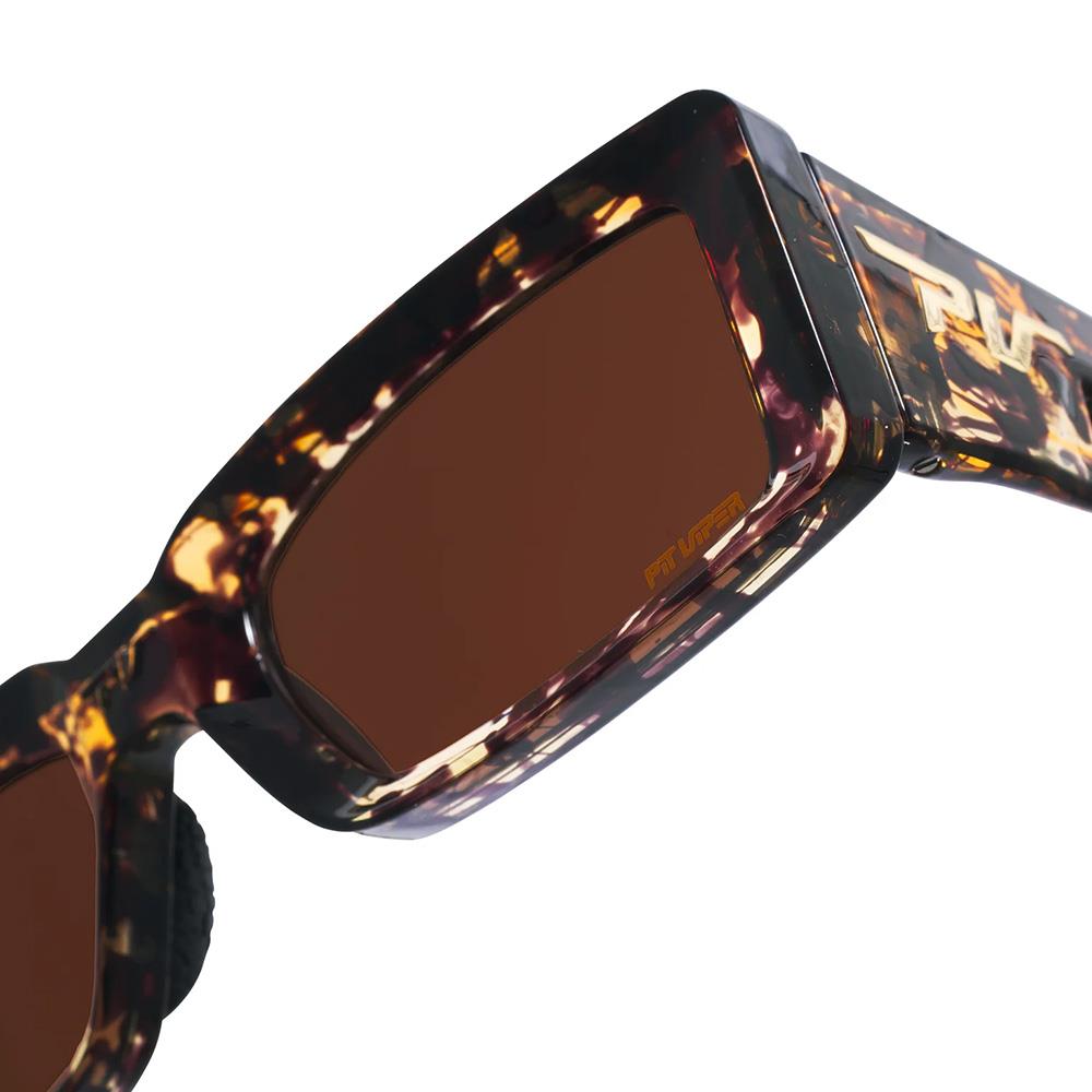 Pit Viper The Desert Tortoise Low Bones Sunglasses - Brown Lens