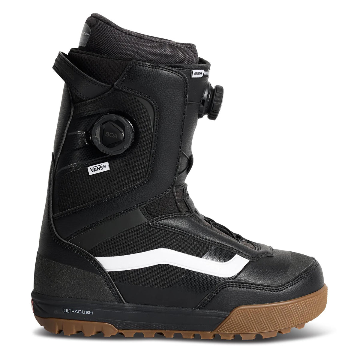 Vans Aura Pro 2.0 Mens Snowboard Boots Black/White/Gum 2027