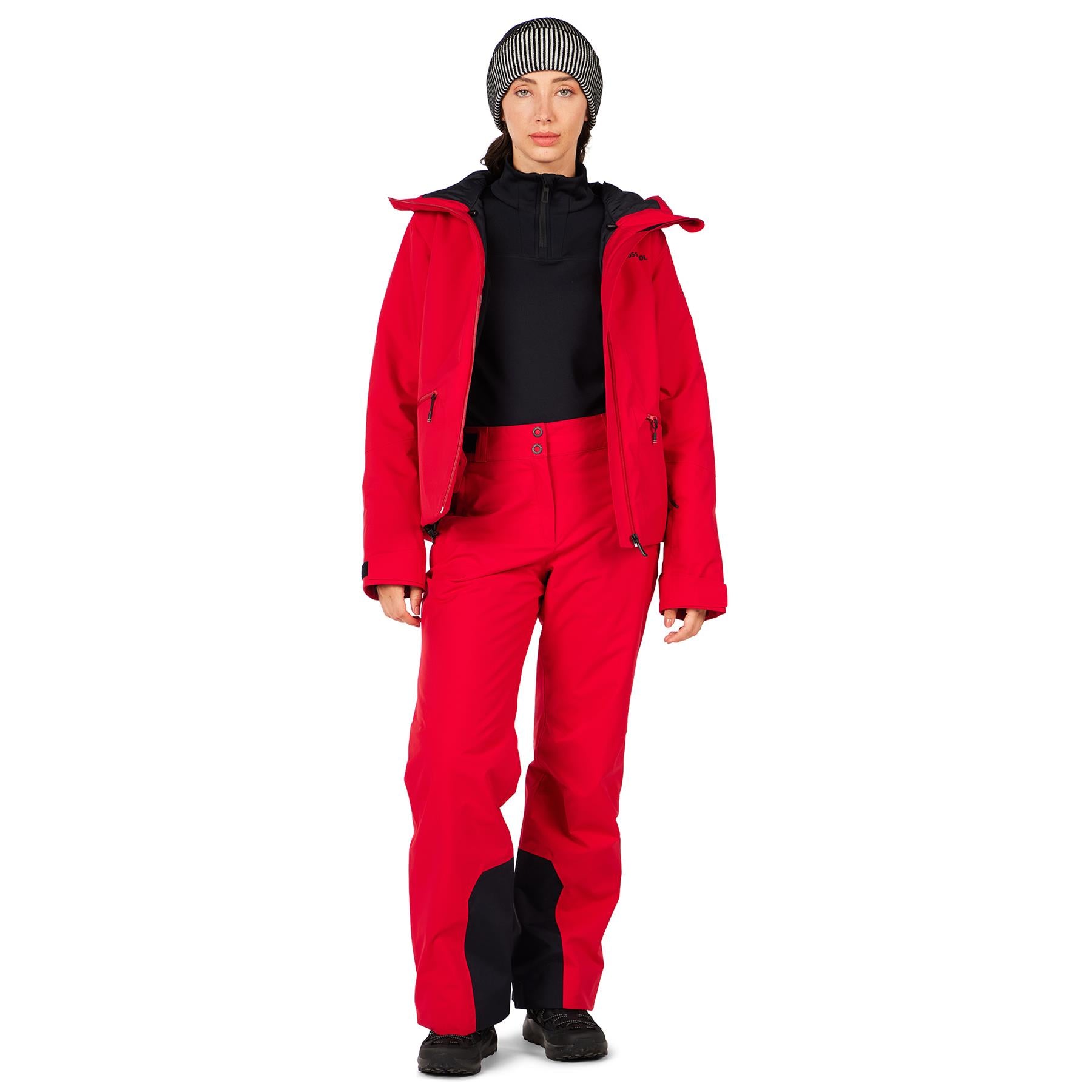 Rossignol Womens Insulated Ski Pants Ruby Red
