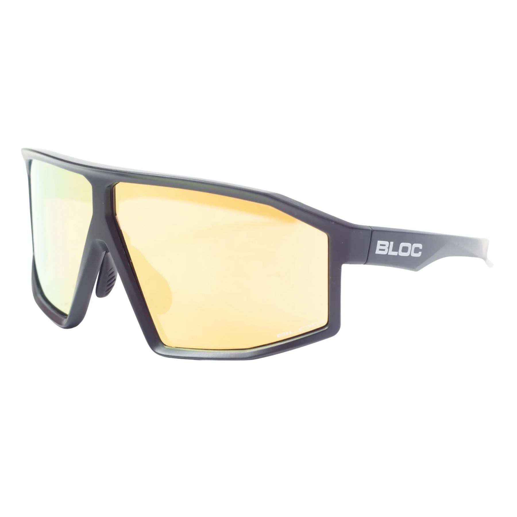 Bloc Blade 2 Sunglasses Matt Black - Gold Revo Lens