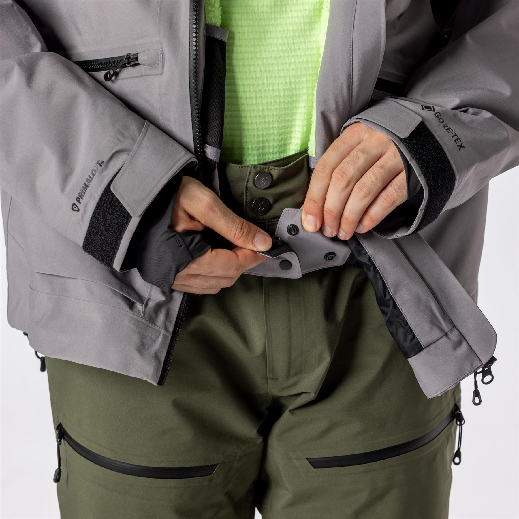 Scott Vertic GTX 2L Primaloft Mens Jacket Evening Grey