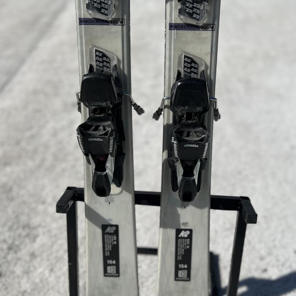 K2 Mindbender 90C Ex-Hire Womens Skis + Squire 11 TCX D GW Bindings 2025 154cm