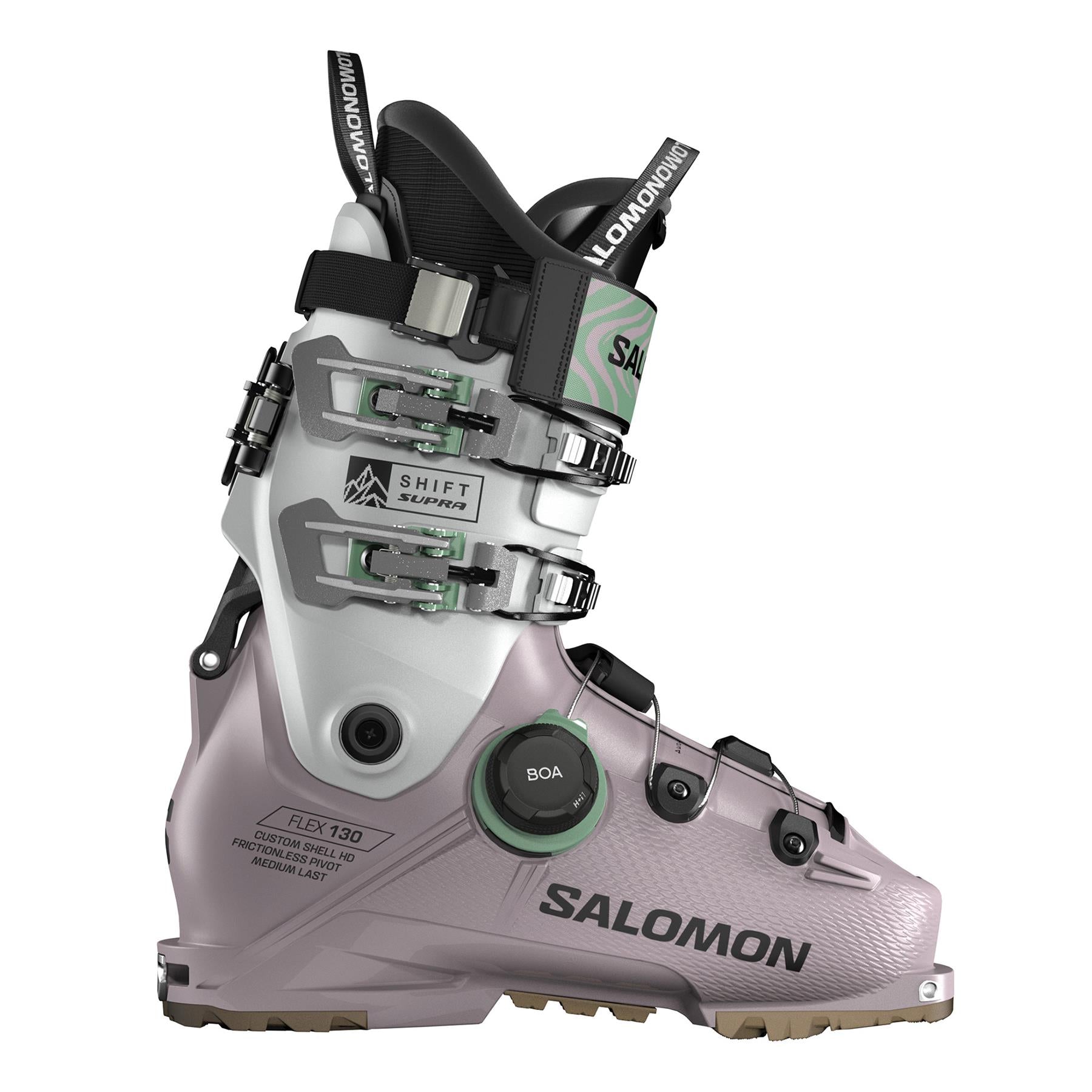salomon freeride ski boots Salomon Shift Supra BOA 130 Mens Hybrid Ski Boots 2026