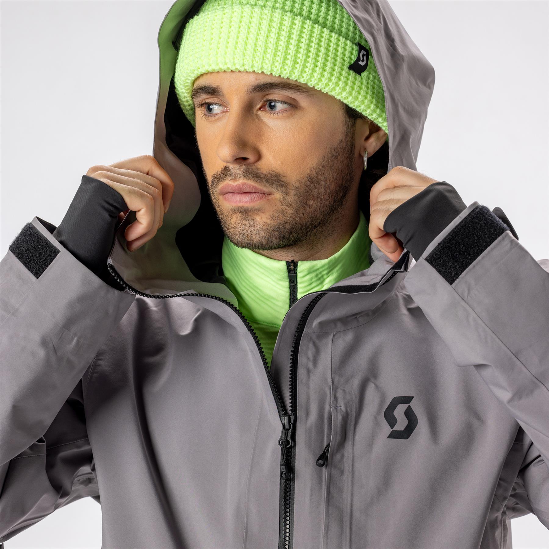 Scott Vertic GTX 2L Primaloft Mens Jacket Evening Grey