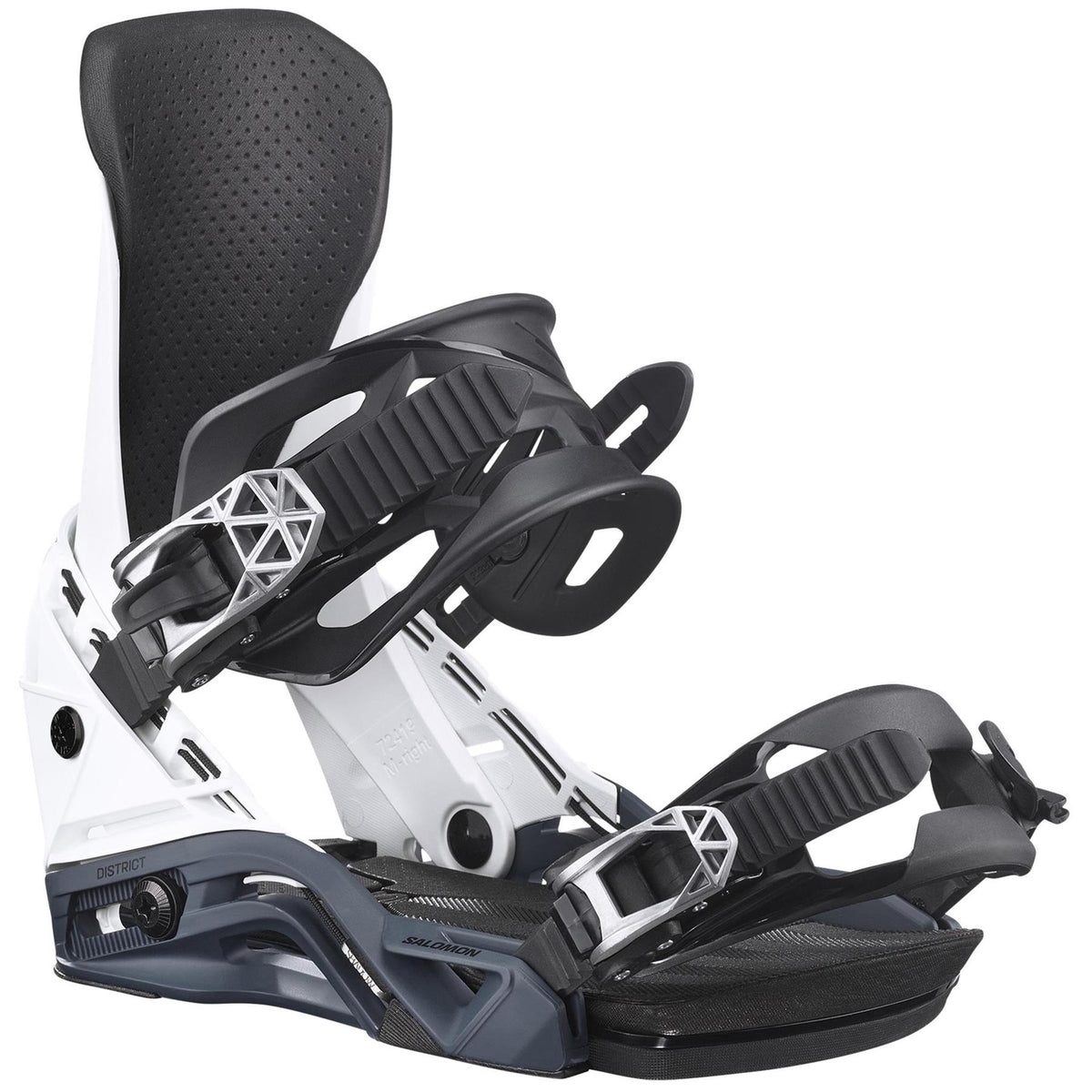 Salomon District Mens Snowboard Bindings White/Navy Blue 2027
