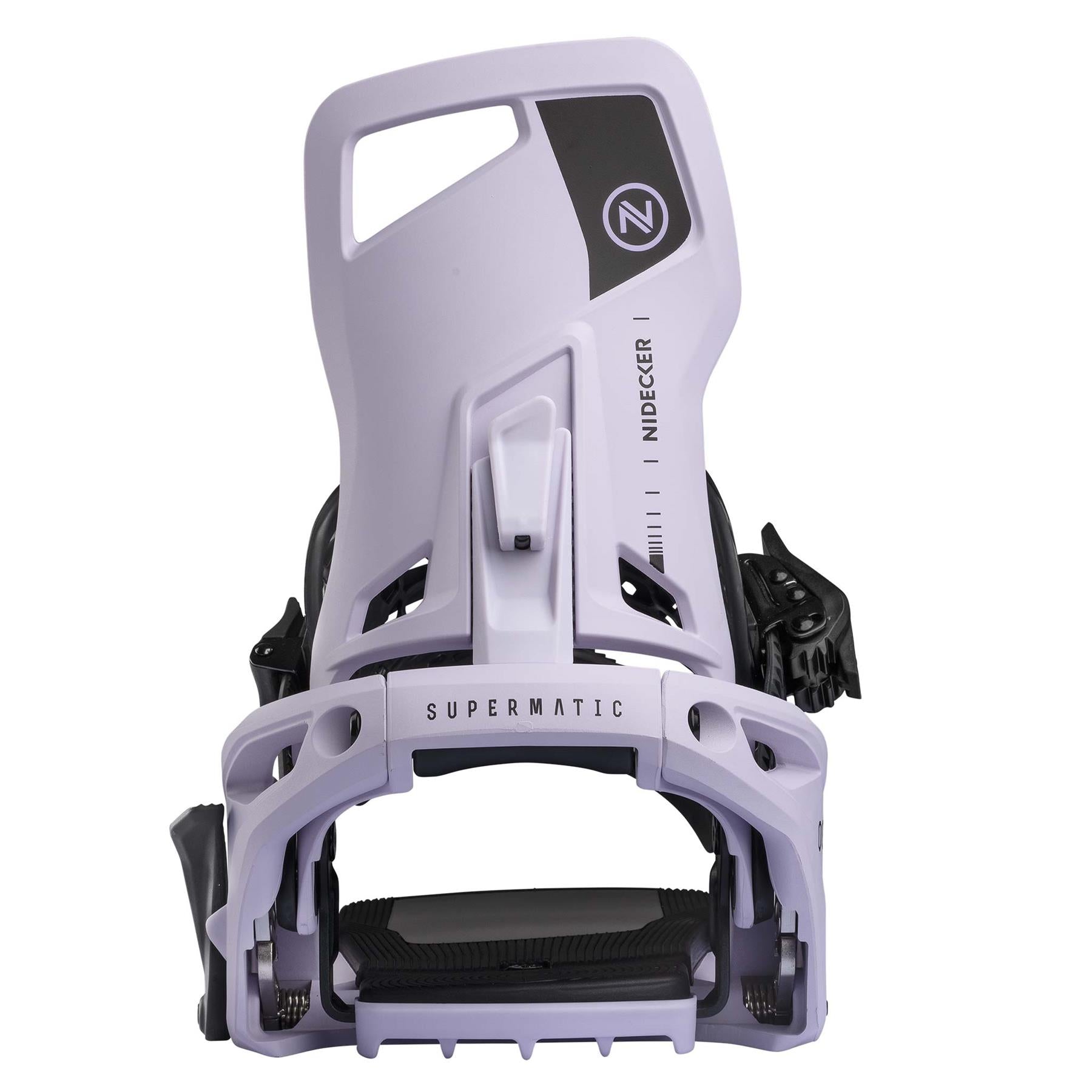 Nidecker Supermatic OG Step-In Snowboard Bindings Heather 2026
