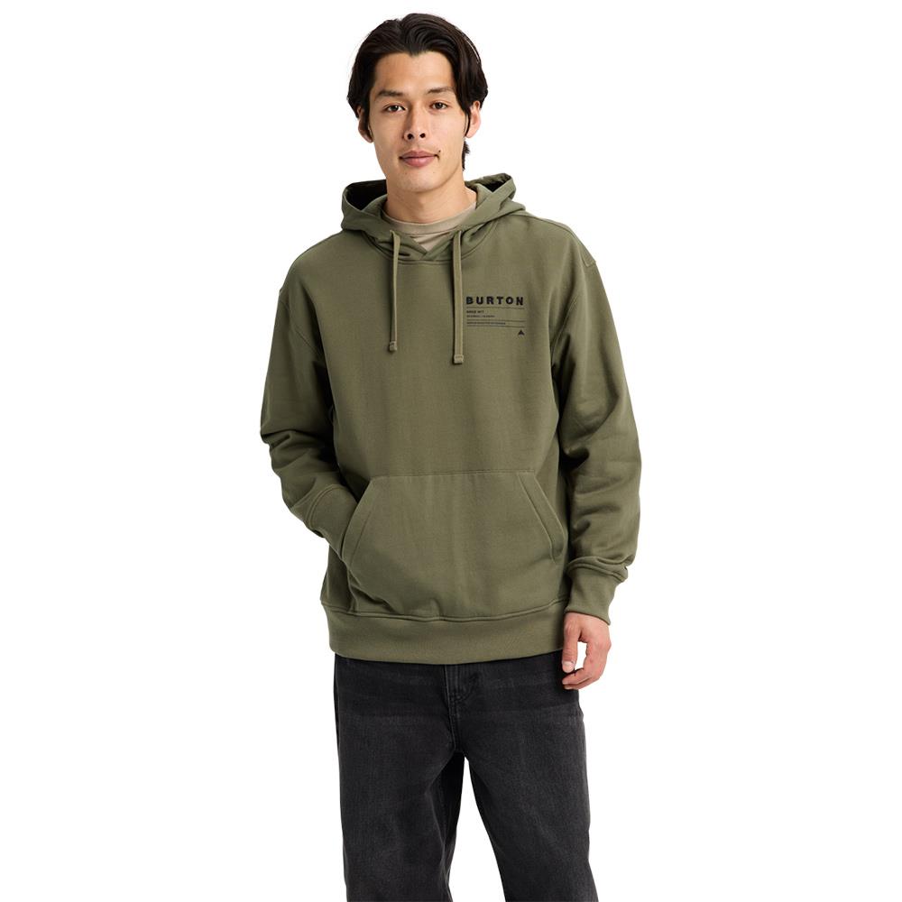 Burton Moretown Pullover Hoodie Forest Moss