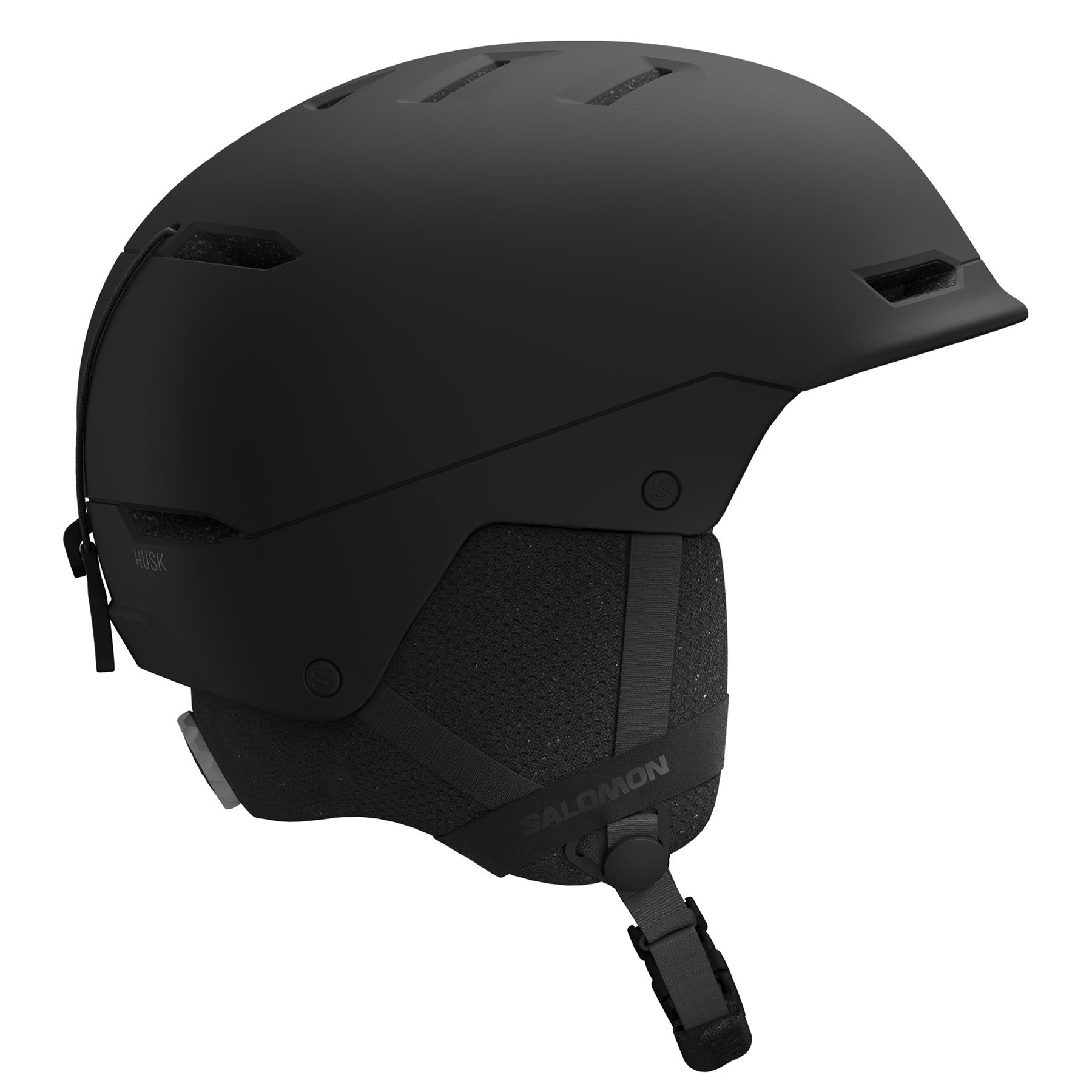 Salomon Husk Junior Ski + Snowboard Helmet Black