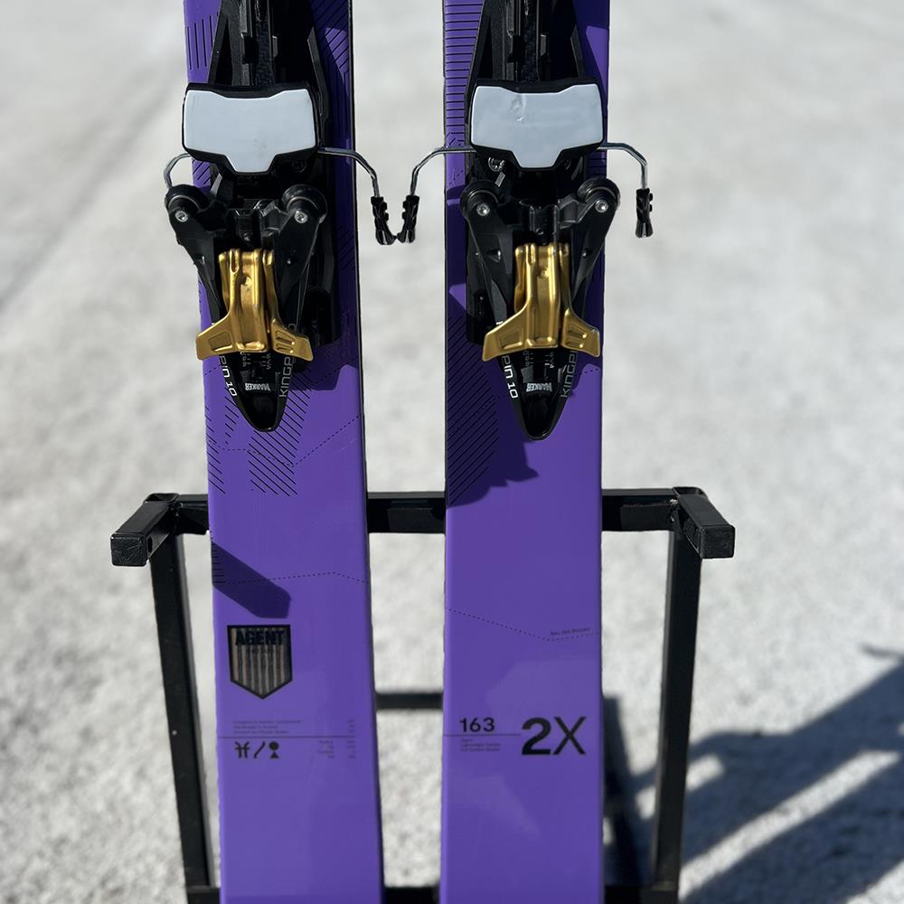 Faction Agent 2X Ex-Demo Touring Skis + Marker Kingpin 10 Bindings 163cm