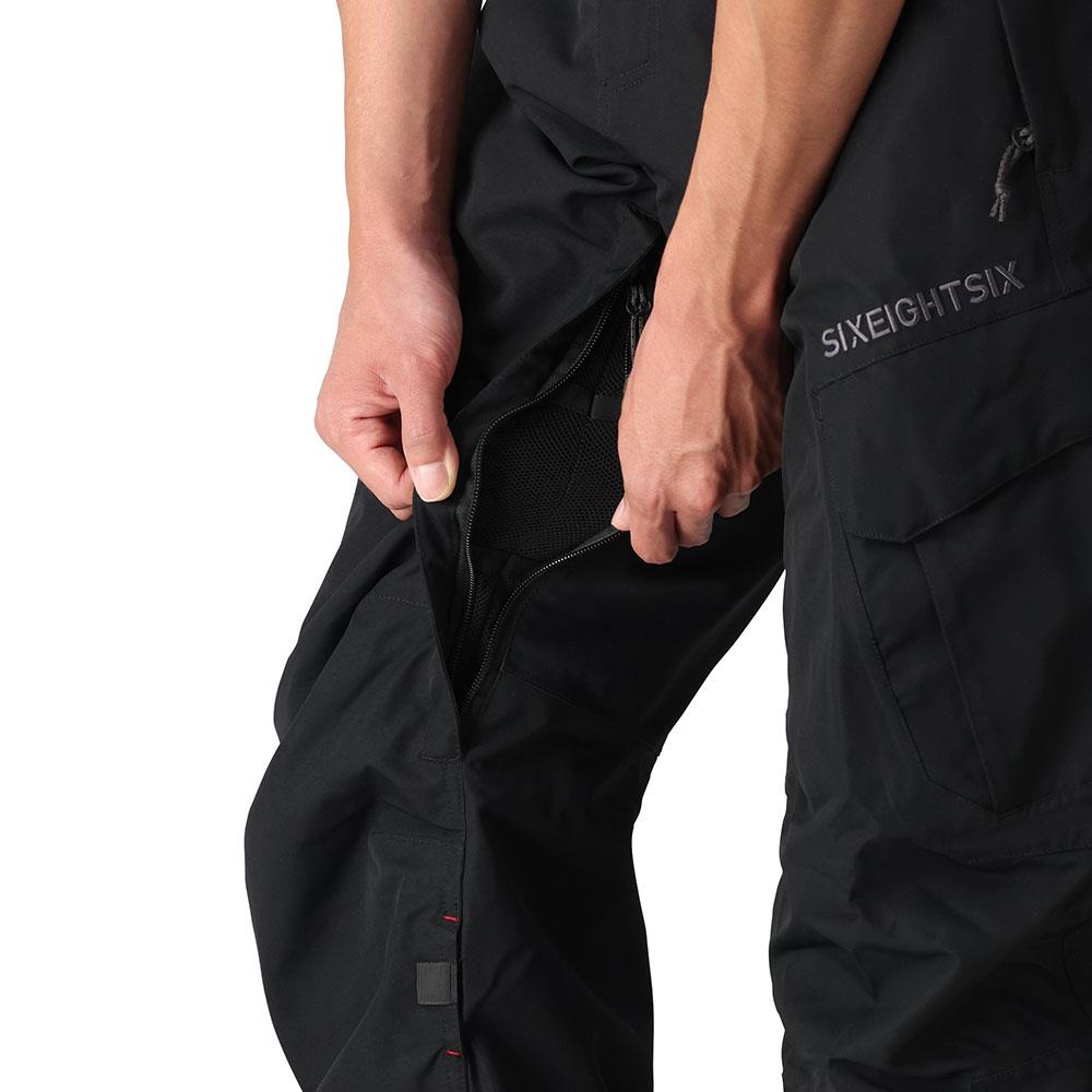 686 Mens Smarty 3-In-1 Cargo Pants Black
