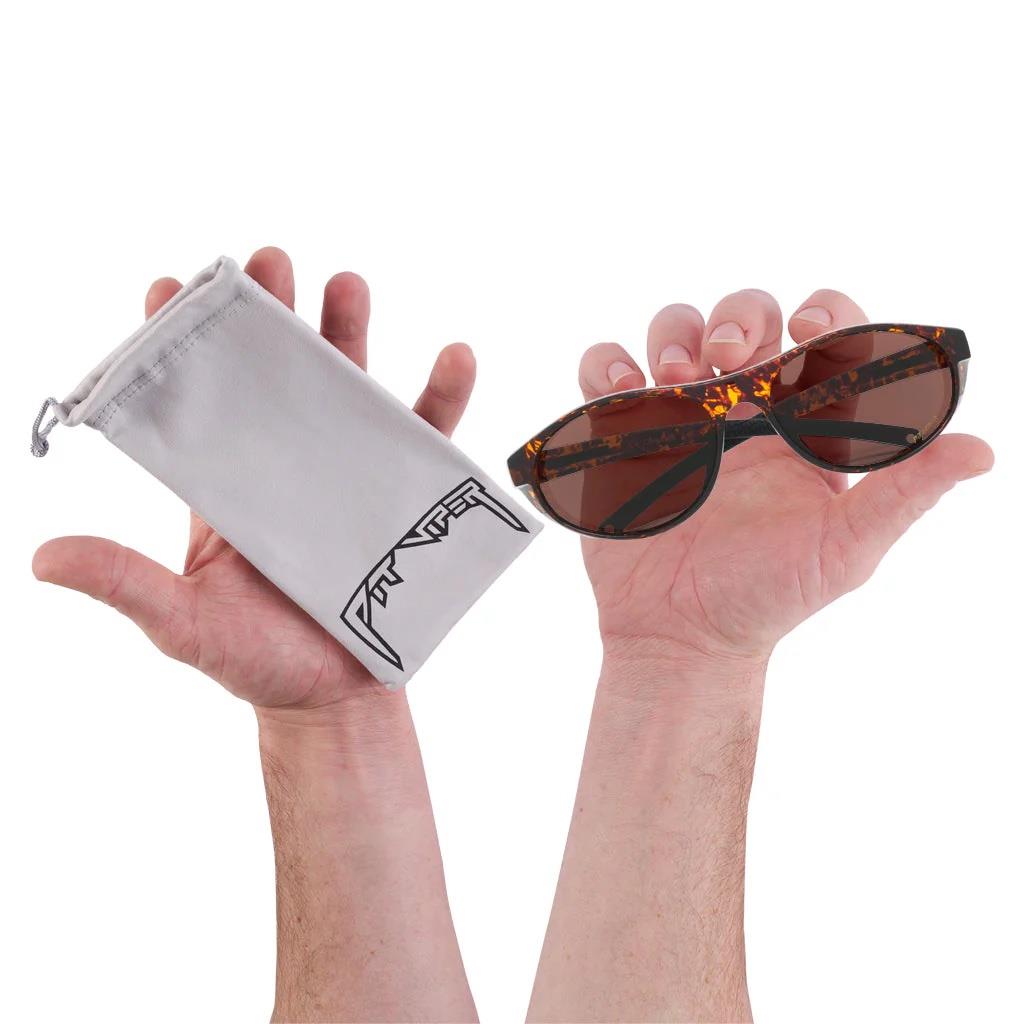 Pit Viper The Hawksbill Altimeter Sunglasses - Brown Lens