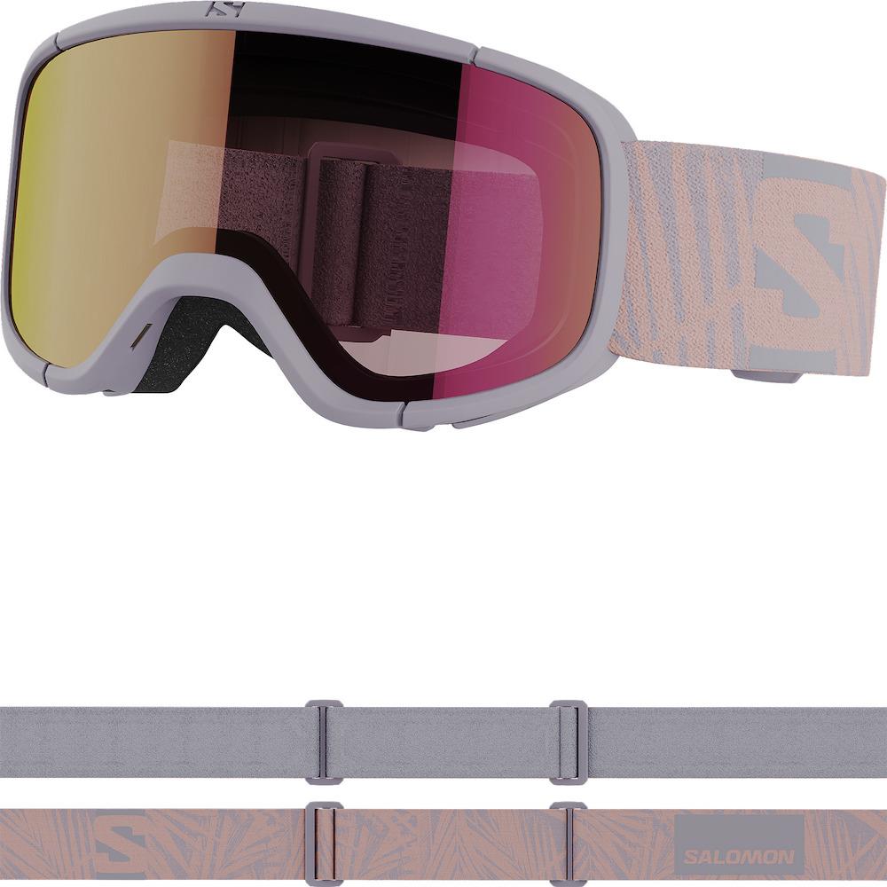 Salomon Lumi Kids Goggles Evening Haze - Ruby Lens