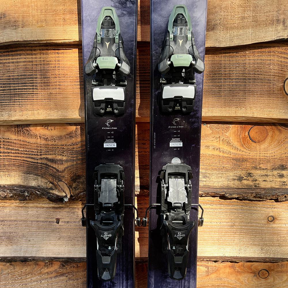 Atomic Maverick 115 CTI Ex-Demo Skis + Shift2 13 MN Bindings 2025 185cm