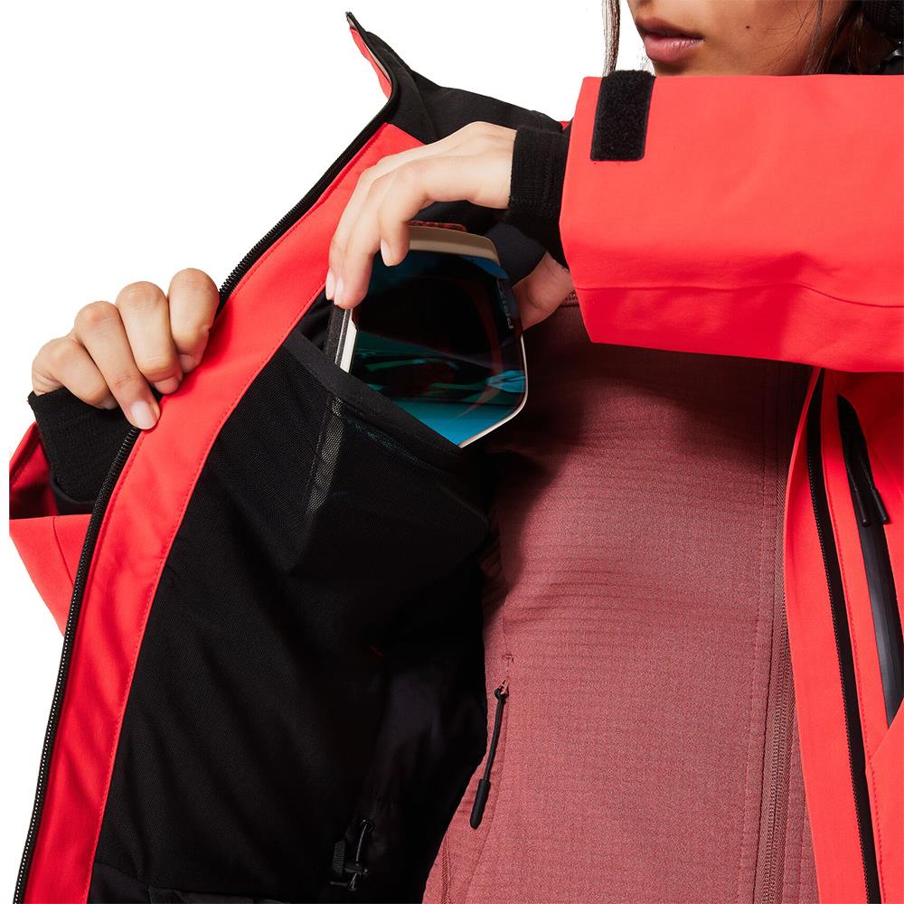 Oakley Canopy Insulated Womens Jacket Hibiscus Red