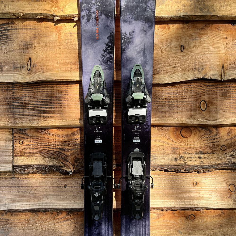 Atomic Maverick 115 CTI Ex-Demo Skis + Shift2 13 MN Bindings 2025 185cm