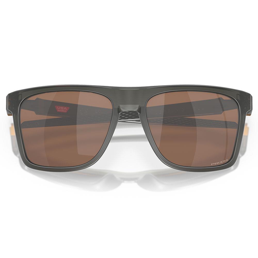 Oakley Leffingwell Sunglasses Matte Grey Smoke - Prizm Tungsten Lens
