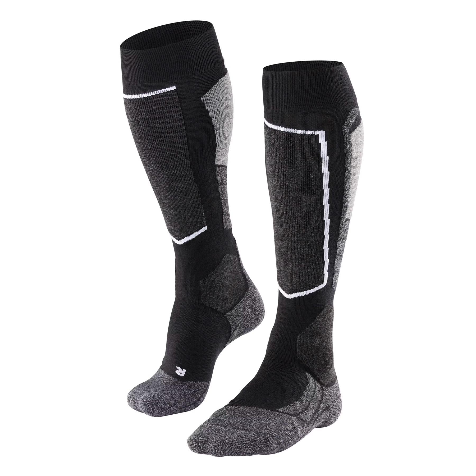 Falke SK2 Wool Womens Ski Socks Black-Mix