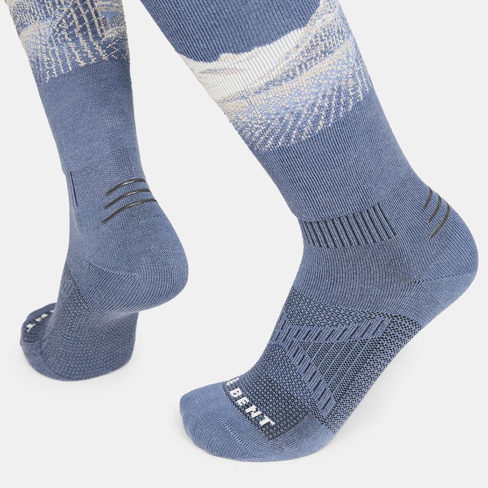 Le Bent Cody Townsend Pro Targeted Cushion Unisex Ski Socks Vintage Indigo