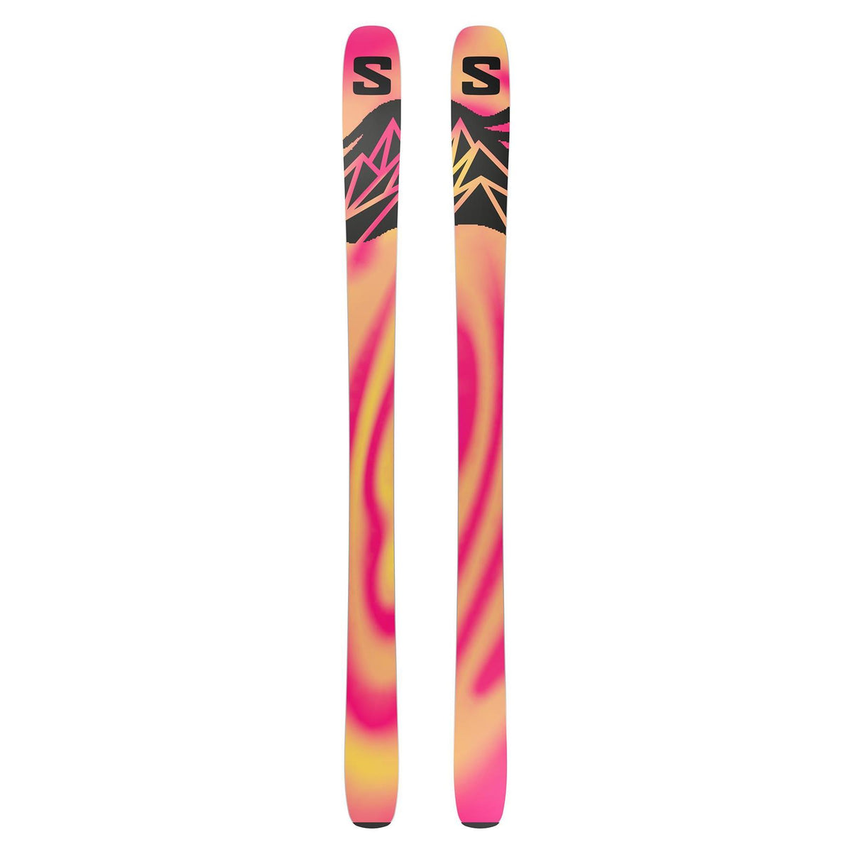 Salomon QST 100 Skis Black/Iceberg Green 2027