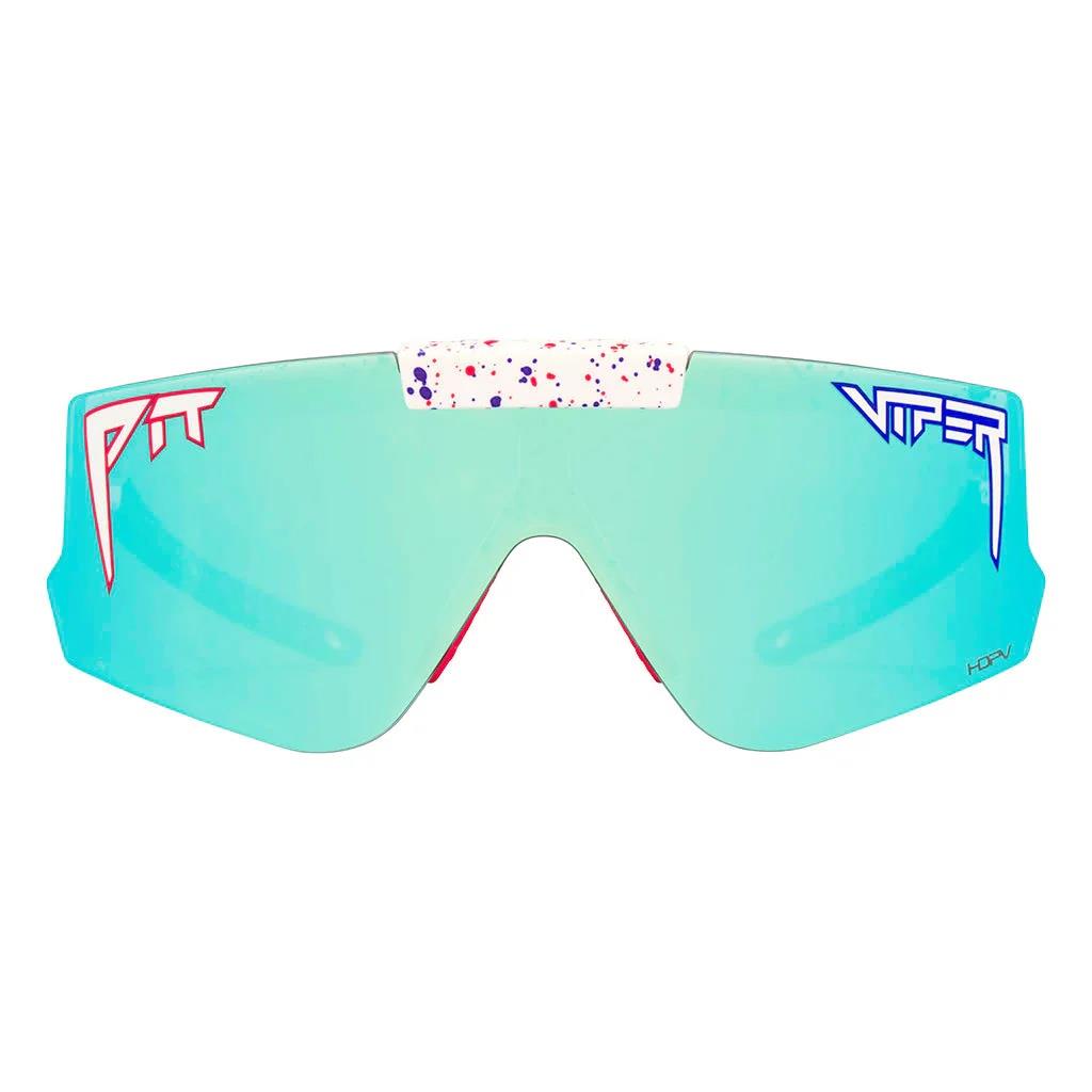Pit Viper The Merika Flip-Offs 2.0 Sunglasses - HDPV Polarized Blue Lens - Wide