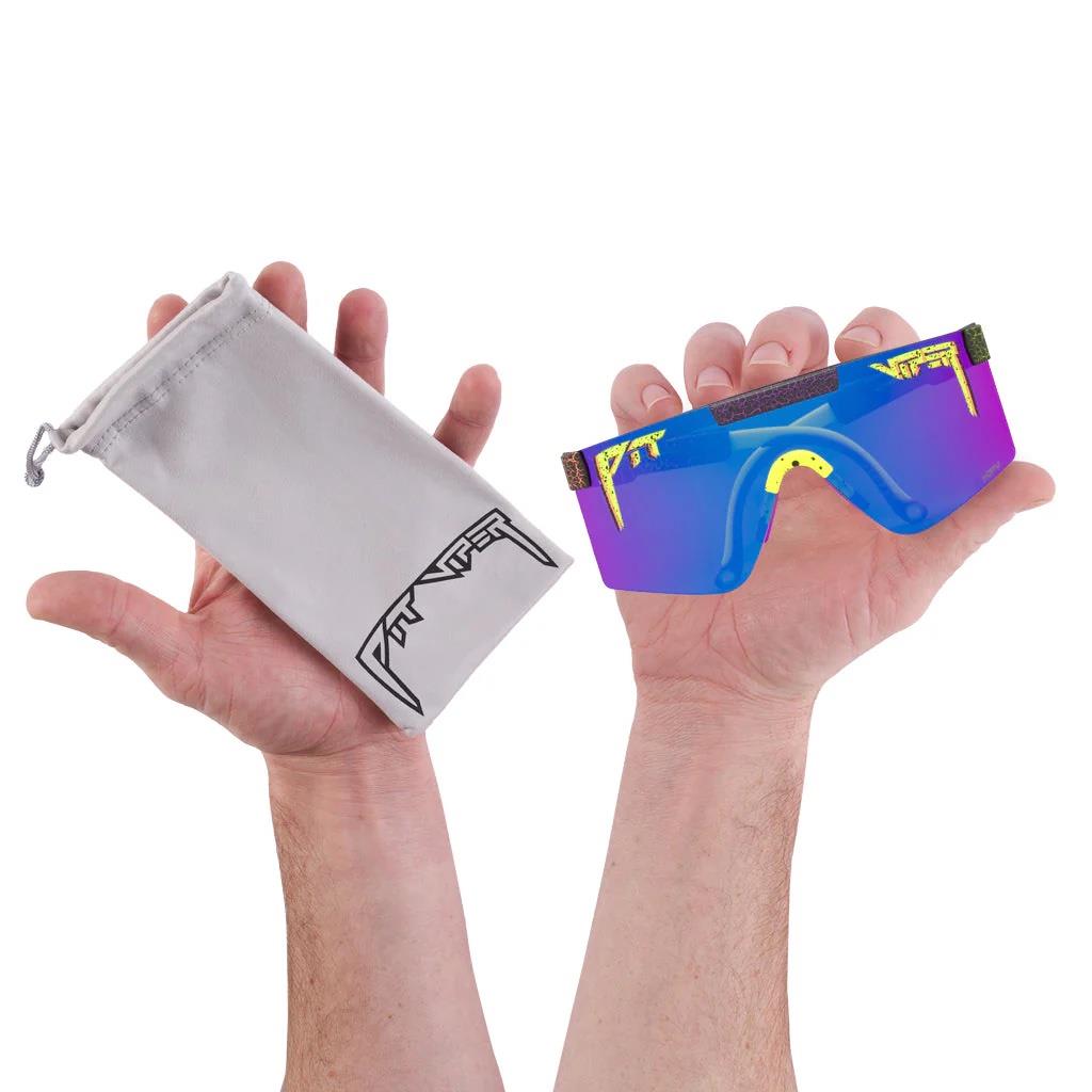 Pit Viper The Electroshock 2.0 Original Sunglasses - HDPV Polarized Pink-Purple Lens - Regular