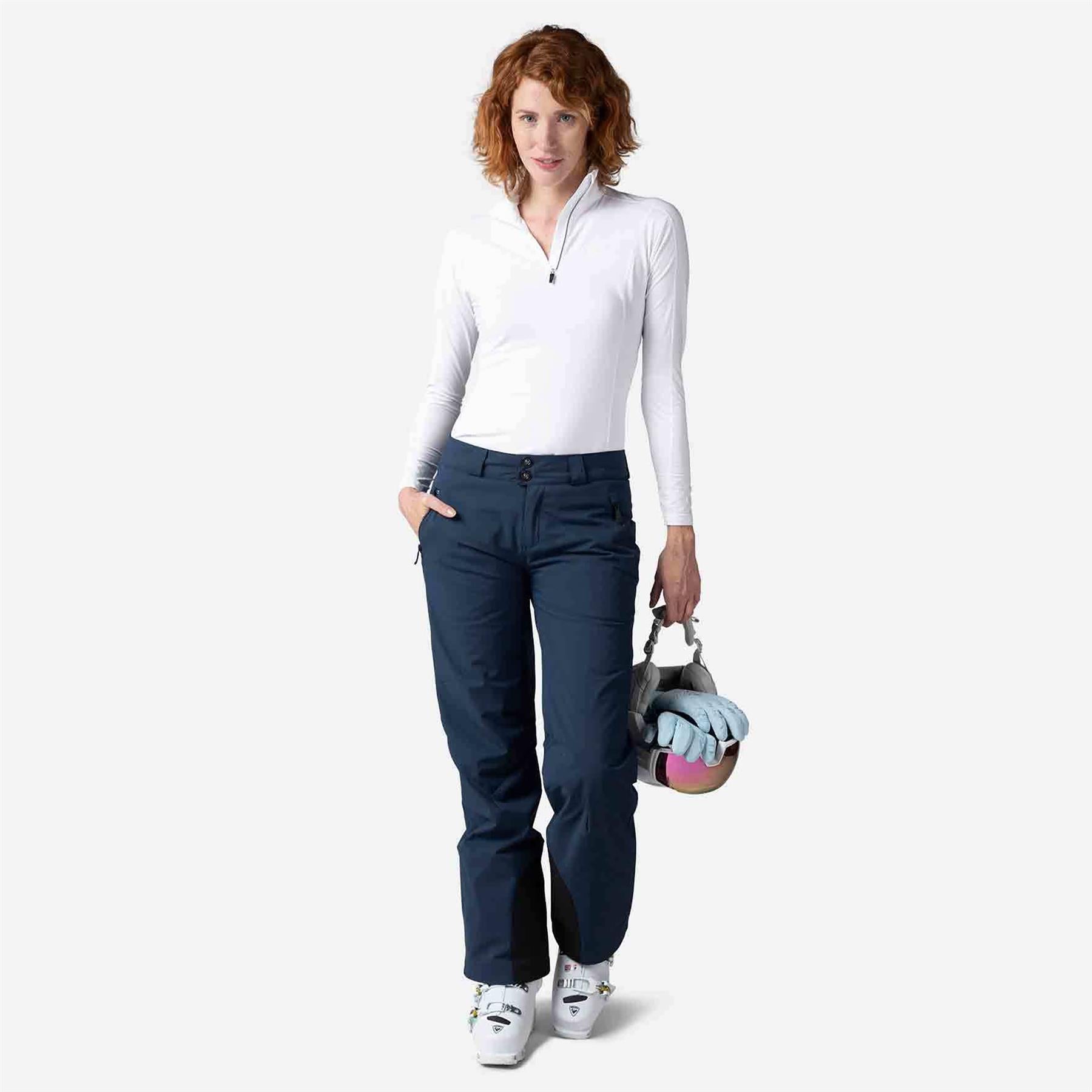 Rossignol Womens Classique 1/2 Zip Top White