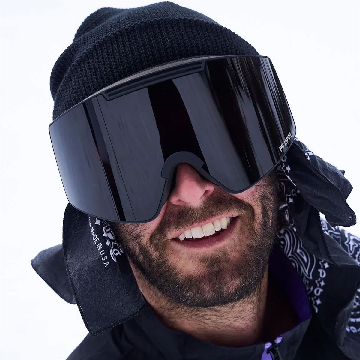 Pit Viper Proform Goggles The Exec - Smoke + Yellow Snow Lens