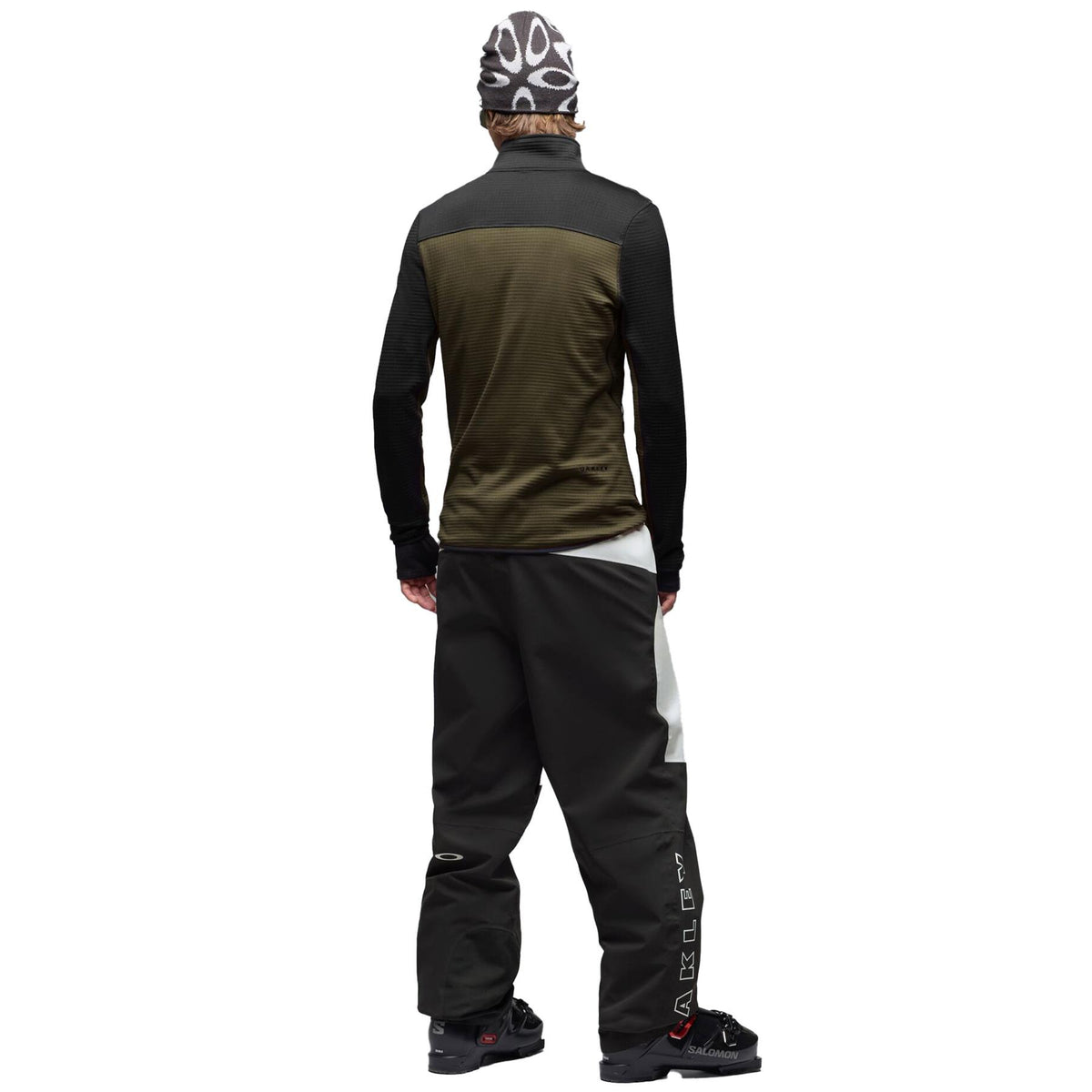Oakley Canopy Full Zip Mens Sweatshirt Blackout / Deep Olive