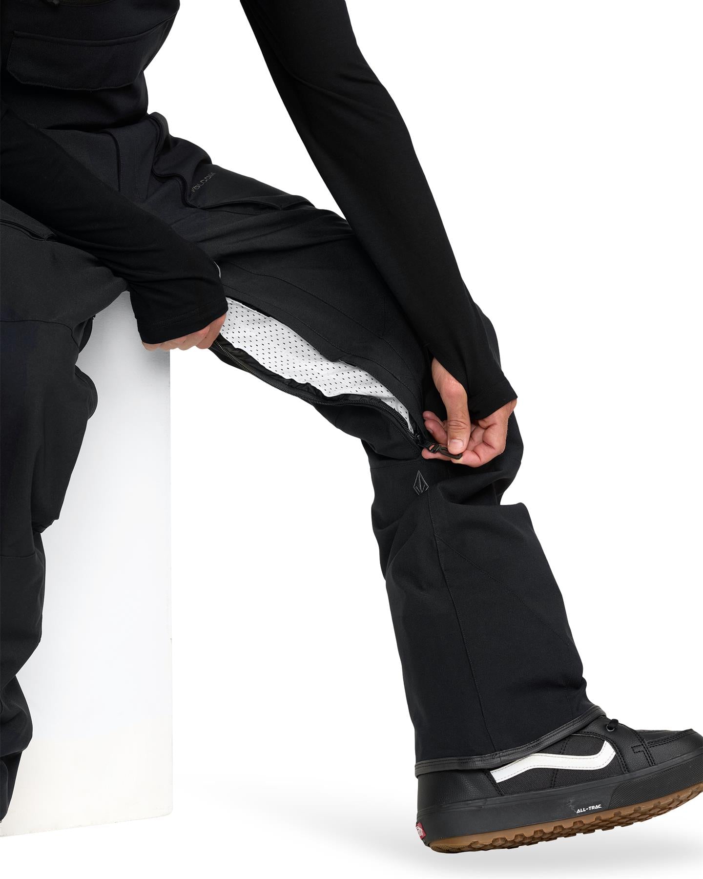 Volcom Roan Bib Overall Mens Pants Black