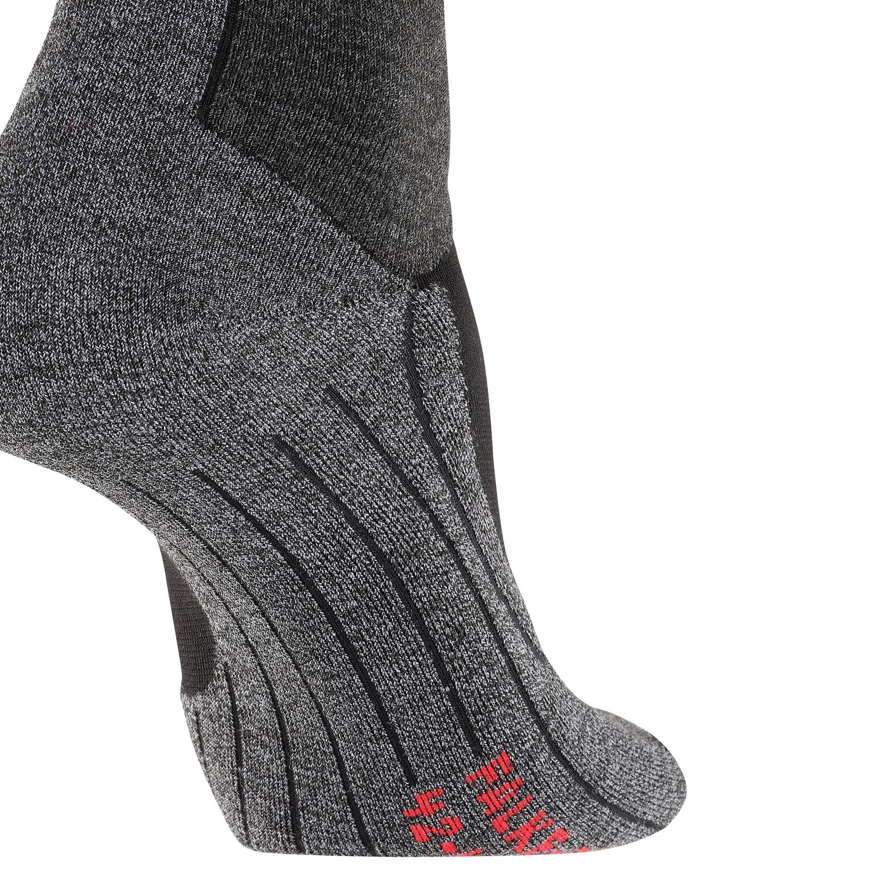 Falke SK5 Silk Mens Ski Socks Black-Lightning