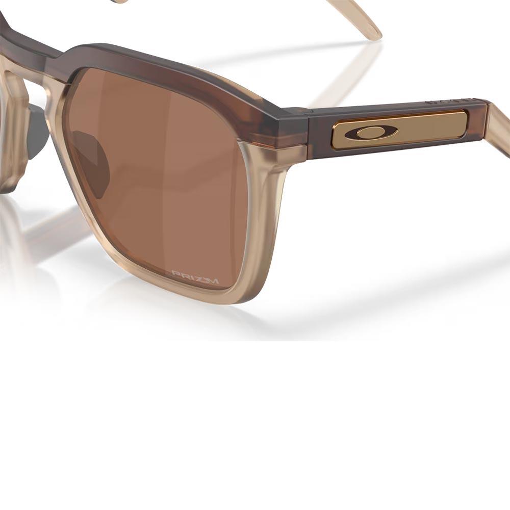 Oakley HSTN SQ Sunglasses Matte Rootbeer - Prizm Tungsten Lens